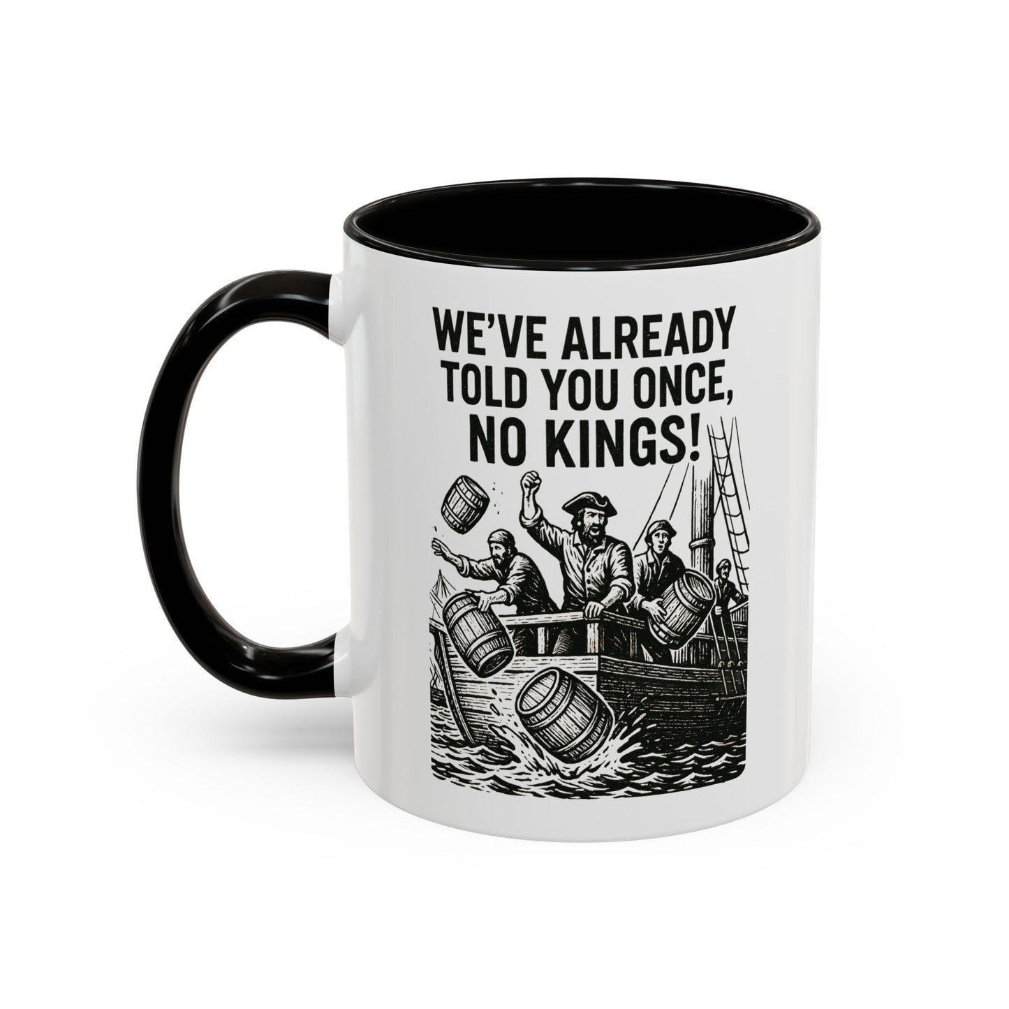 No Kings Colorful Coffee Mug 11oz 15oz
