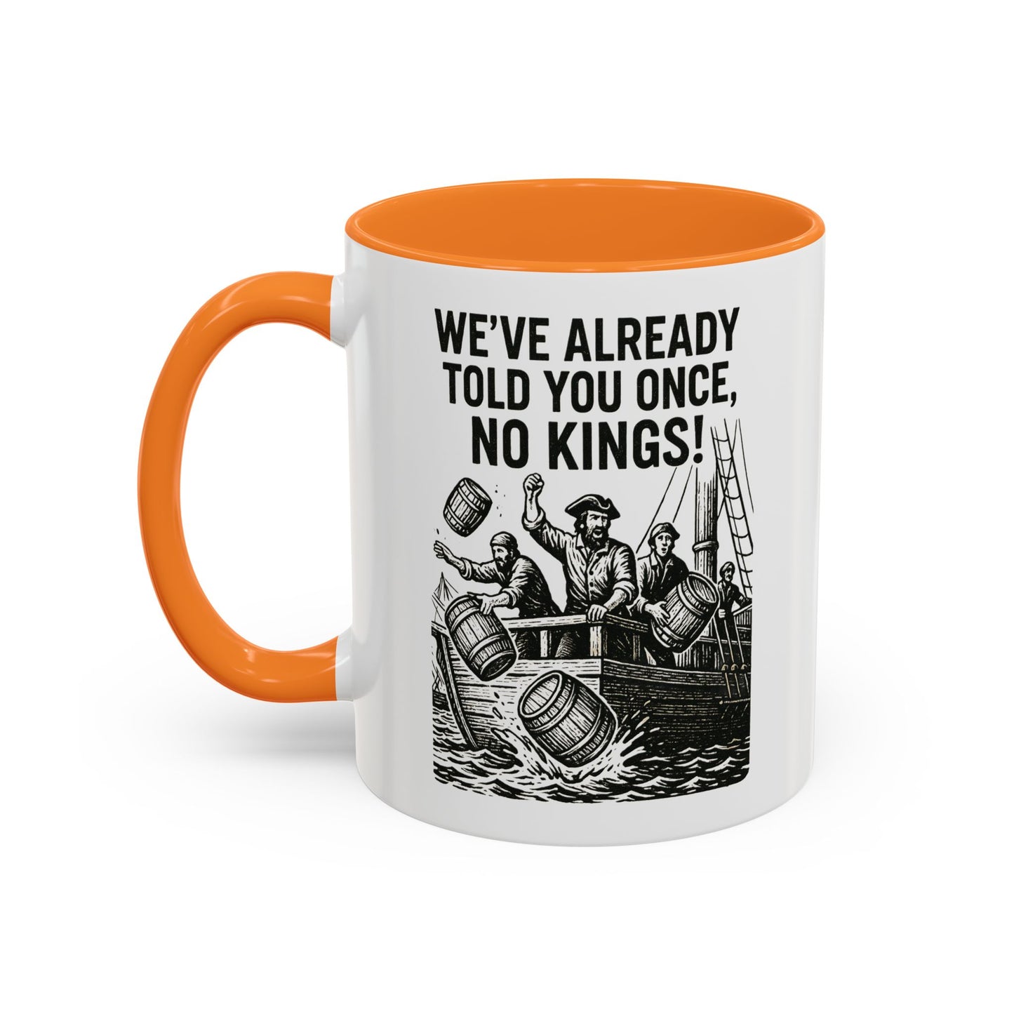 No Kings Colorful Coffee Mug 11oz 15oz