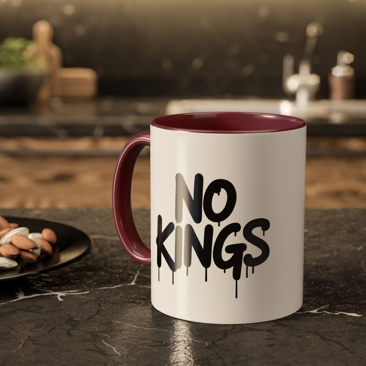 Coffee Mug - No Kings Spray Paint Design 11oz/15oz