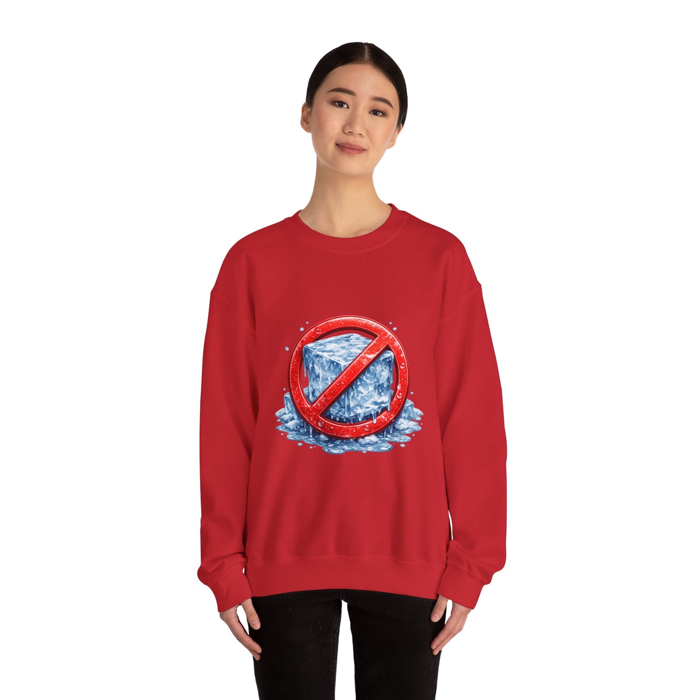 No ICE Crewneck Sweatshirt – Anti-Ice Graphic Pullover