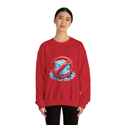 No ICE Crewneck Sweatshirt – Anti-Ice Graphic Pullover