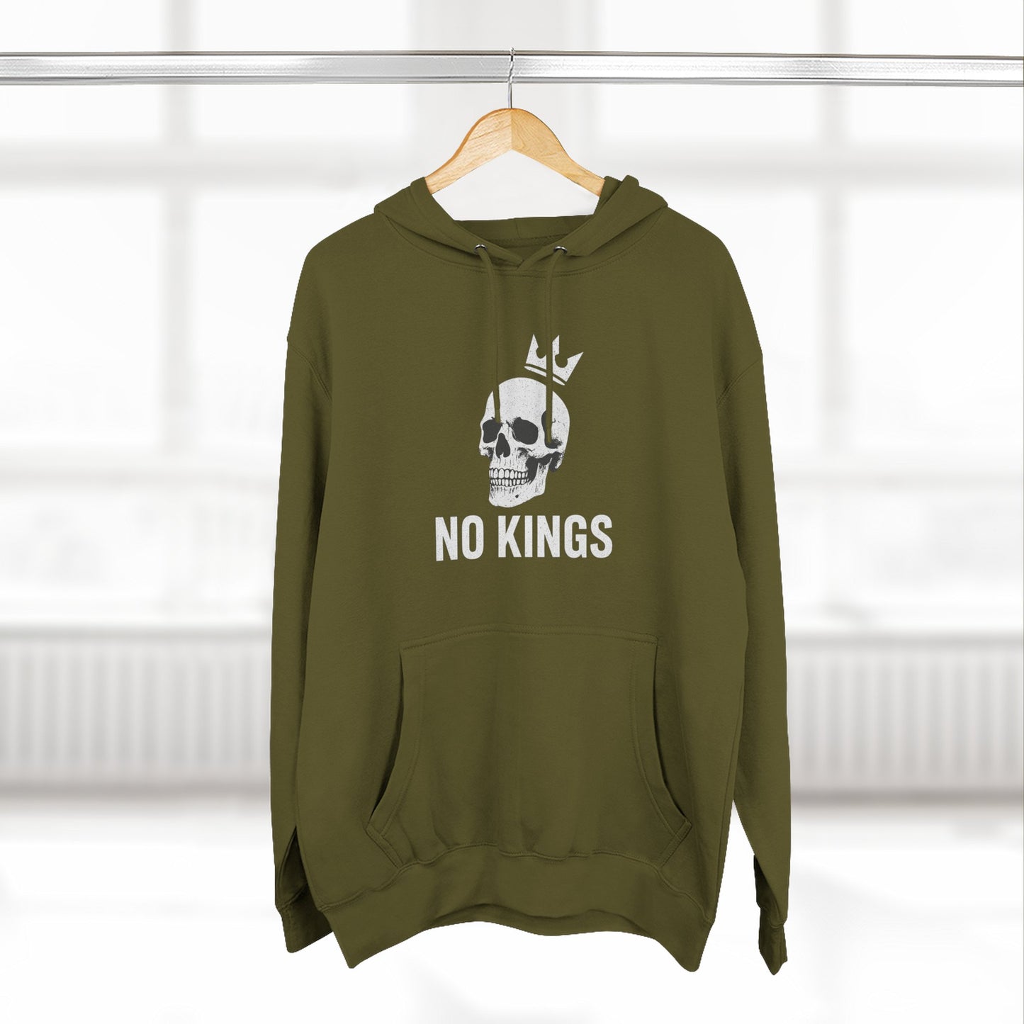 Fleece Hoodie - No Kings