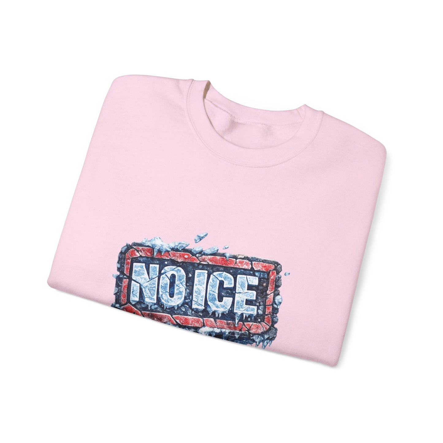 "NO ICE" Icy Graffiti Design Sweatshirt