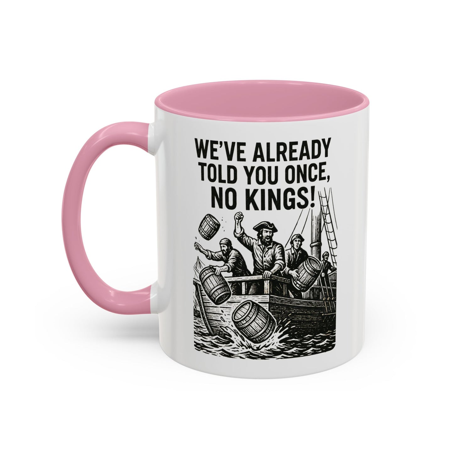 No Kings Colorful Coffee Mug 11oz 15oz