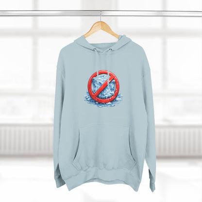 No ICE Hoodie — Anti-Ice Graphic Fleece Pullover
