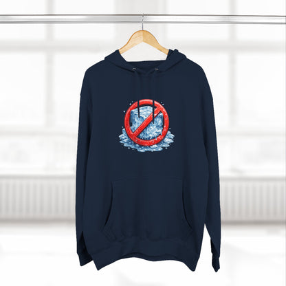 No ICE Hoodie — Anti-Ice Graphic Fleece Pullover