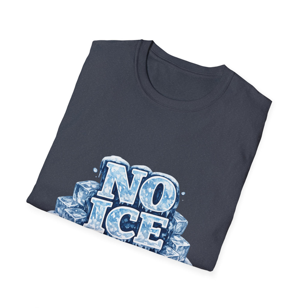 No ICE Graphic T-Shirt — Icy Block Letter Tee