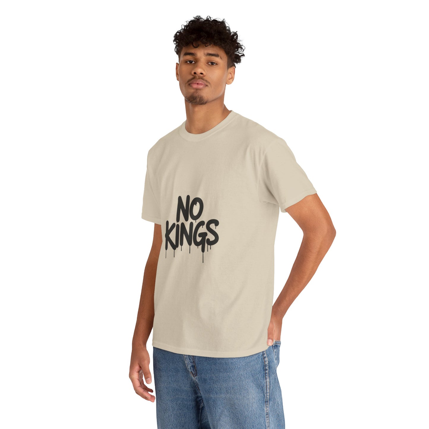 No Kings Spray Paint Protest Tee