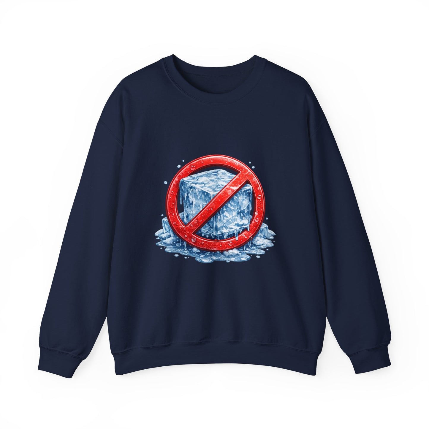 No ICE Crewneck Sweatshirt – Anti-Ice Graphic Pullover