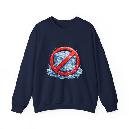No ICE Crewneck Sweatshirt – Anti-Ice Graphic Pullover