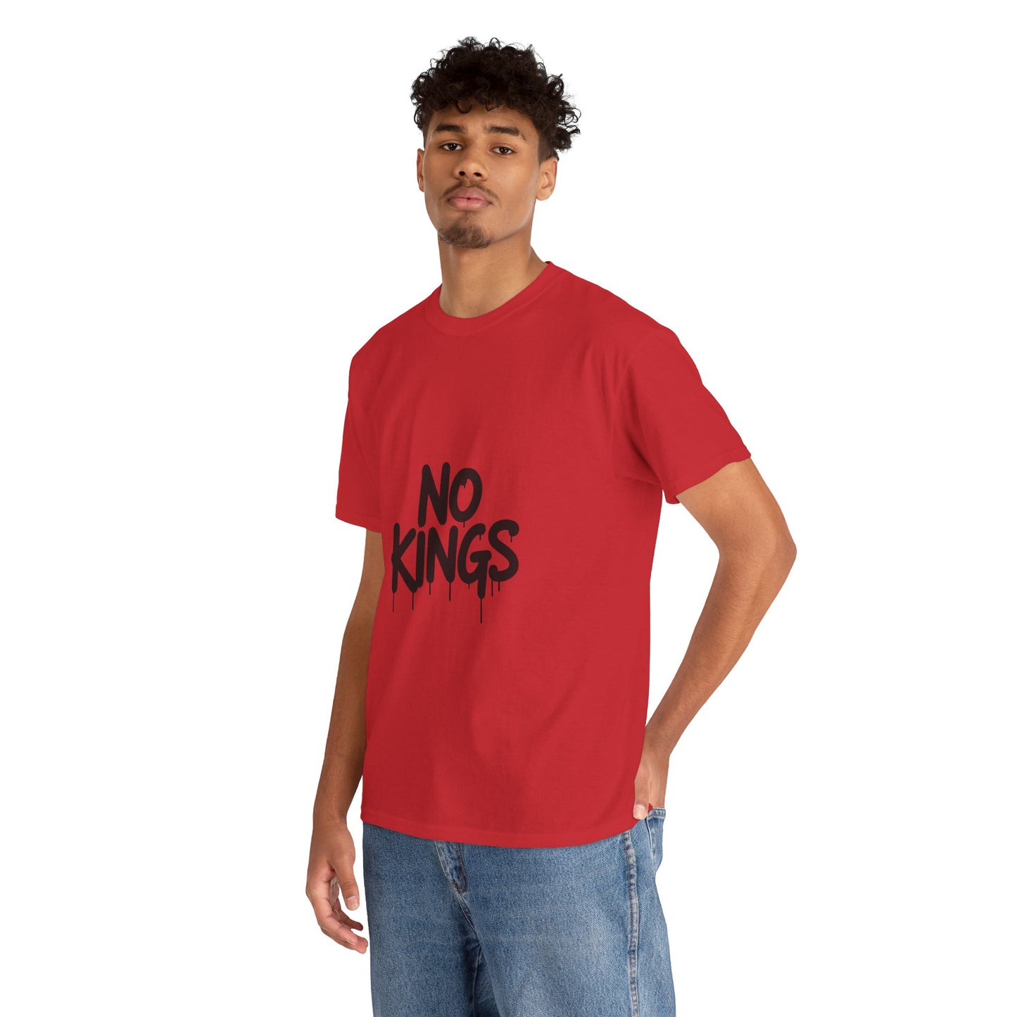 No Kings Spray Paint Protest Tee