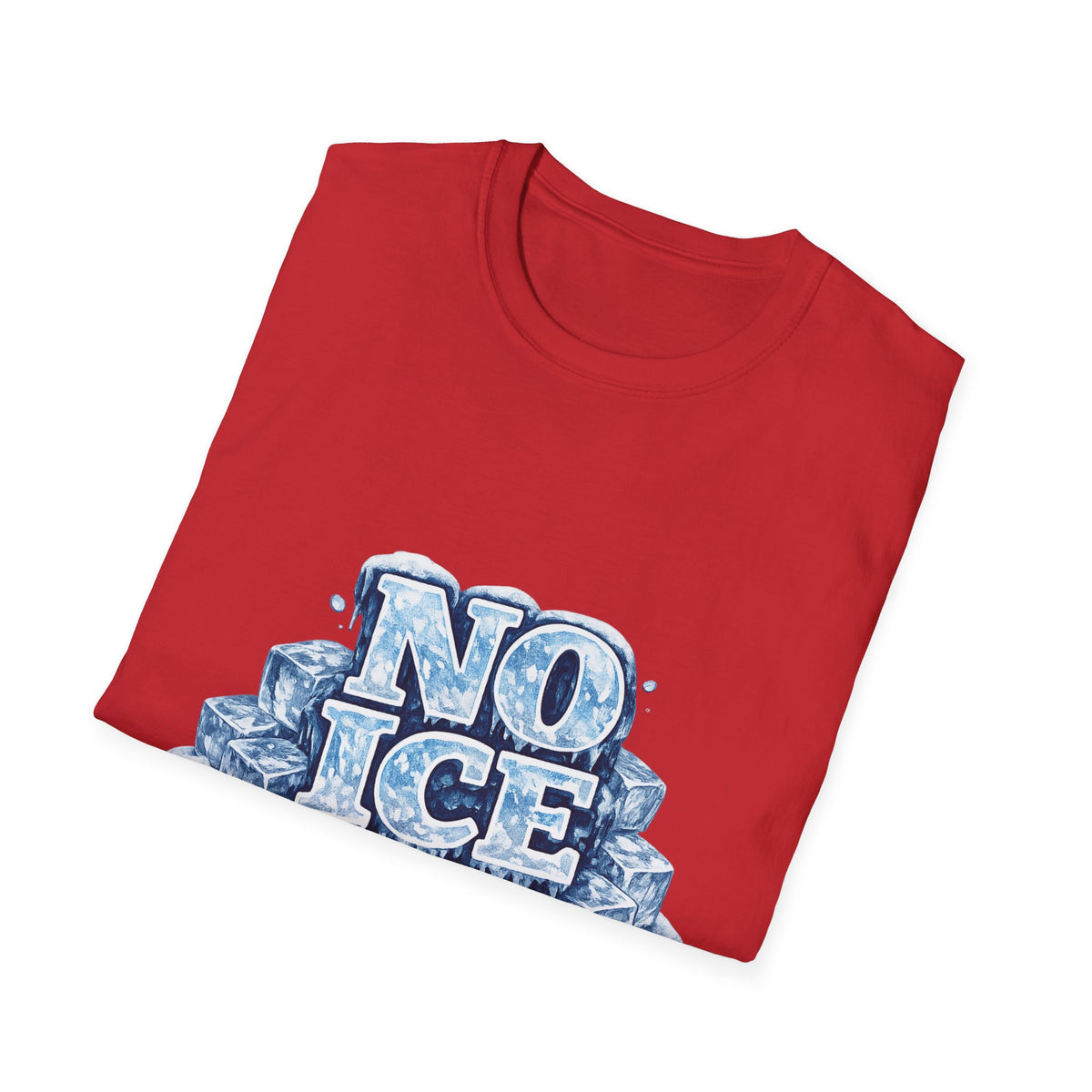 No ICE Graphic T-Shirt — Icy Block Letter Tee