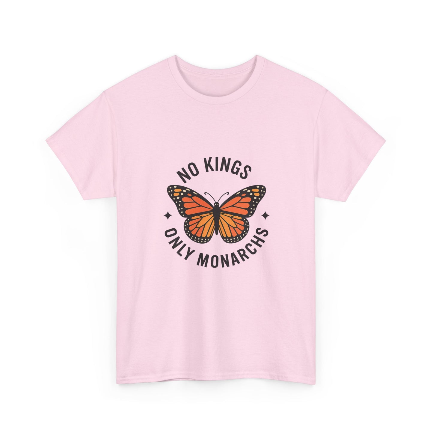 No Kings Only Monarchs Shirt, Casual Wear, Gift for Nature Lovers, Fun Tee, Eco-Friendly Apparel