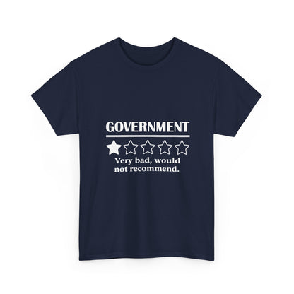 Government 1 of 5 Stars Would Not Recommend