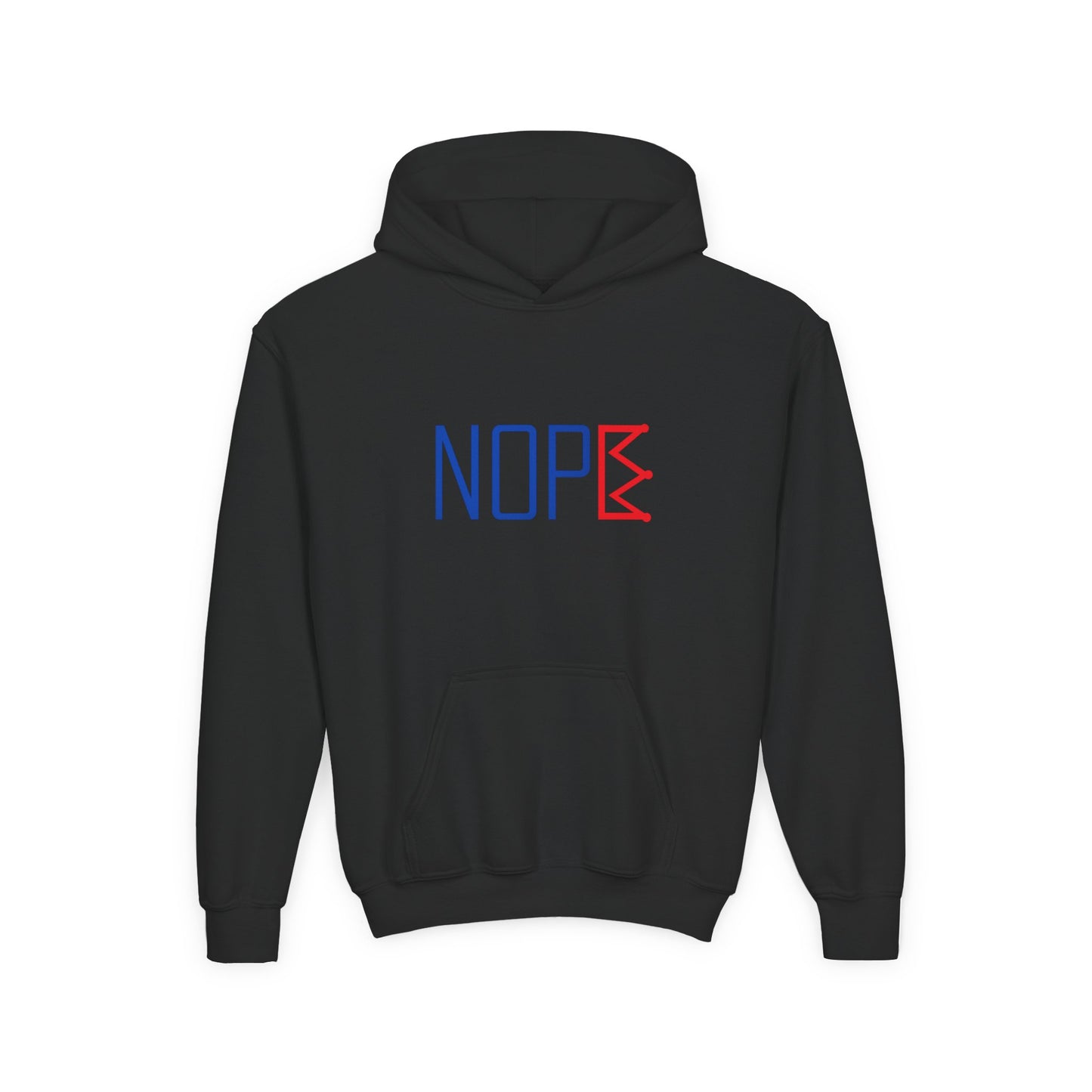 NOPE Crown Youth Hoodie – Born to Question