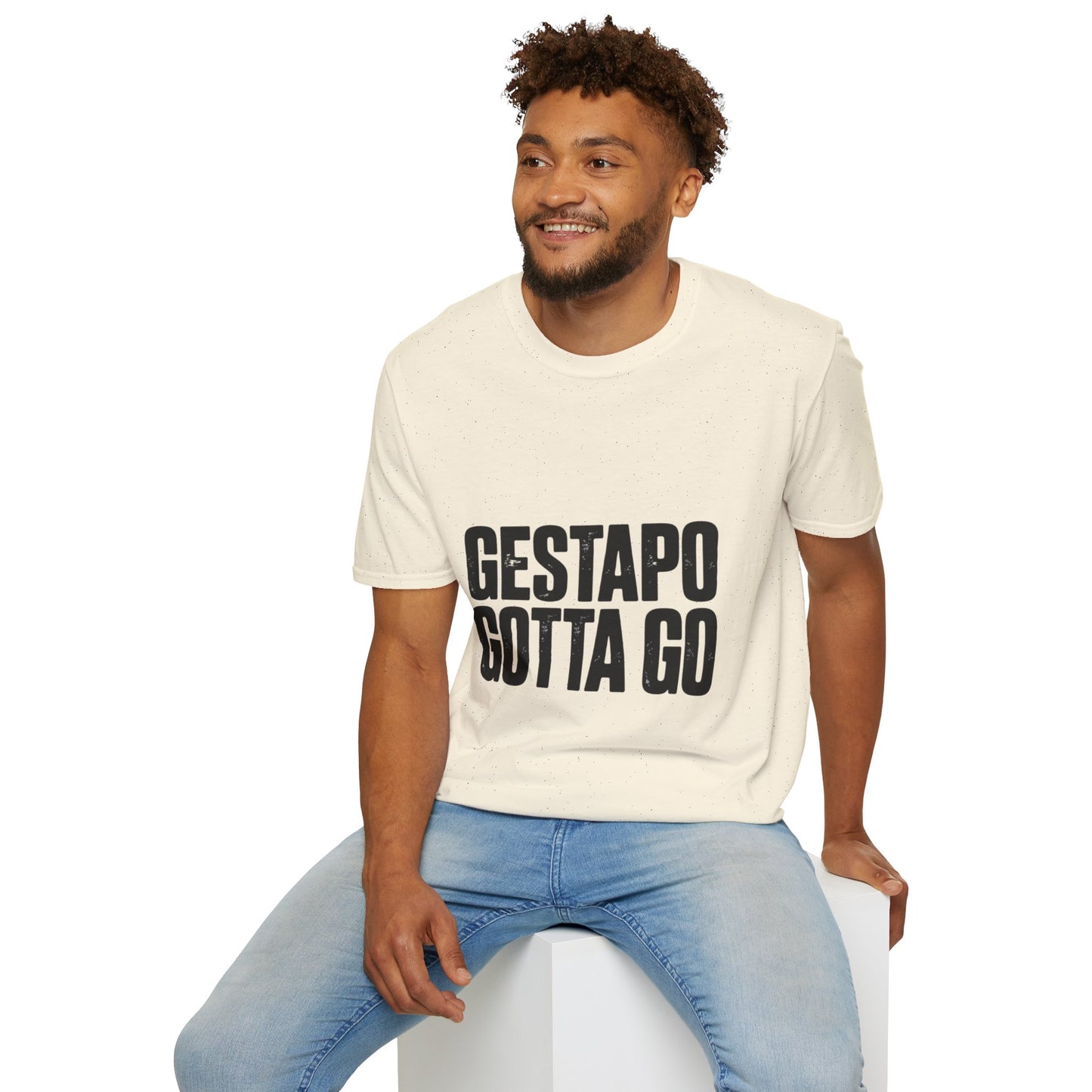 "Gestapo Gotta Go" Protest Slogan Tee