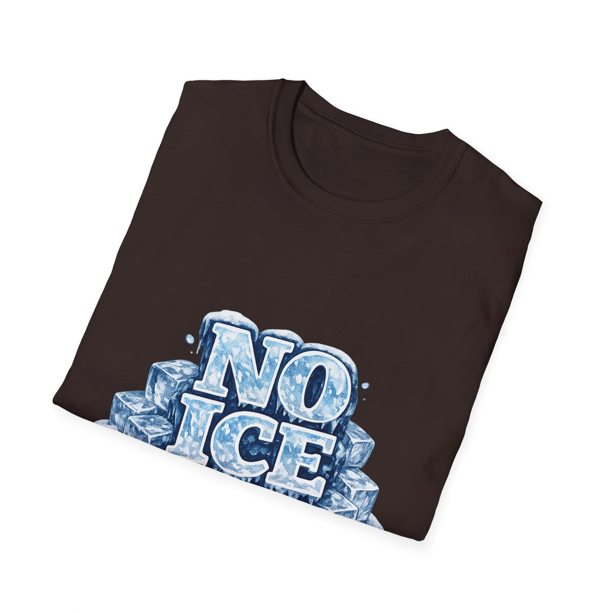 No ICE Graphic T-Shirt — Icy Block Letter Tee