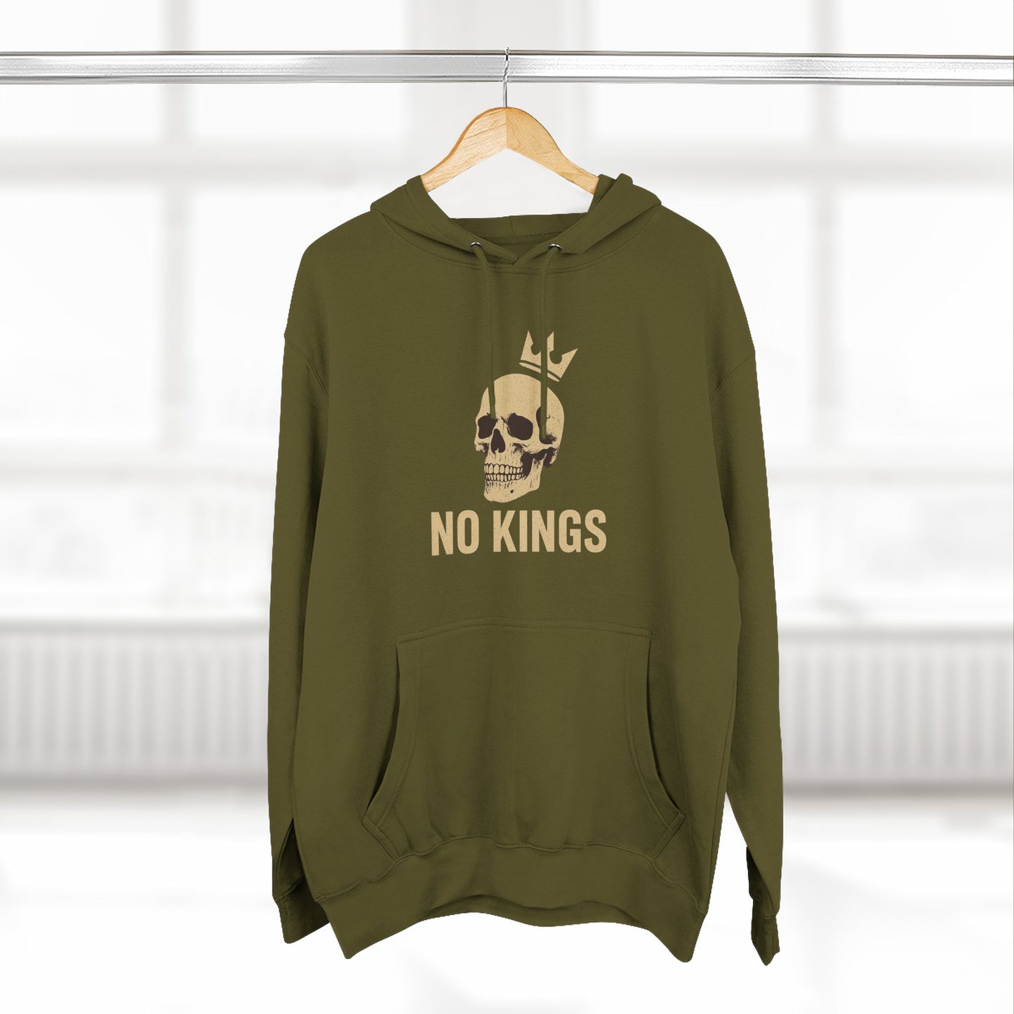 Protest Fleece Hoodie - No Kings