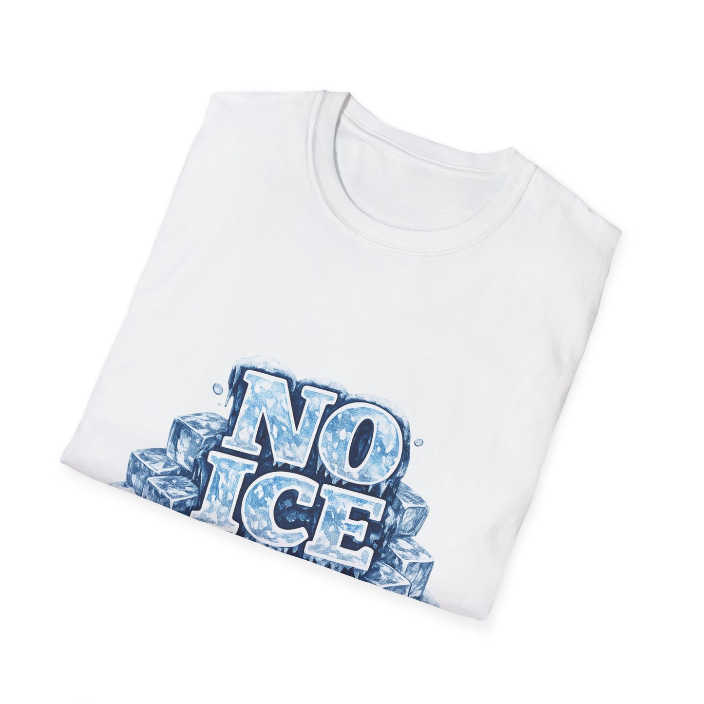 No ICE Graphic T-Shirt — Icy Block Letter Tee