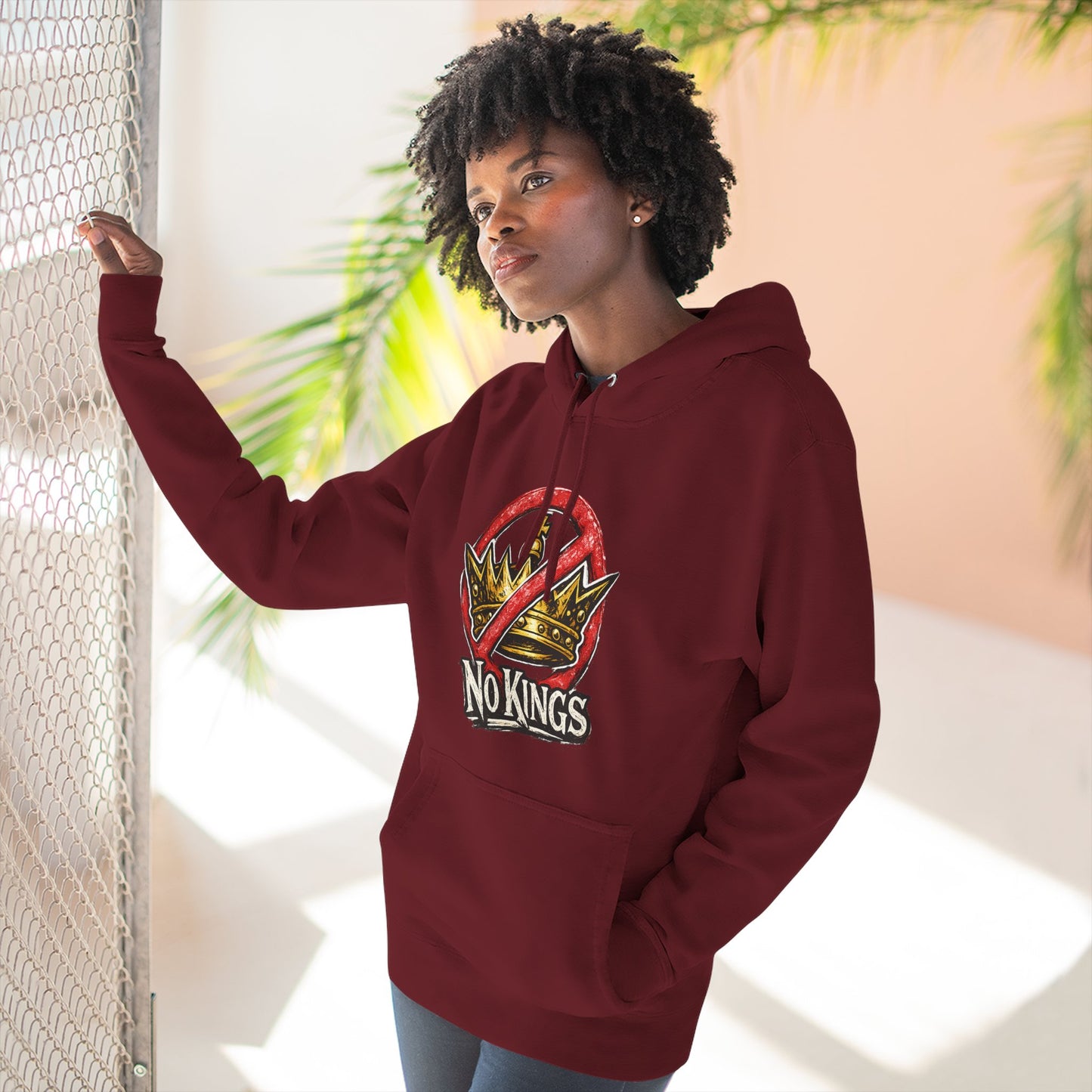 No Kings Hoodie – Stand for Freedom