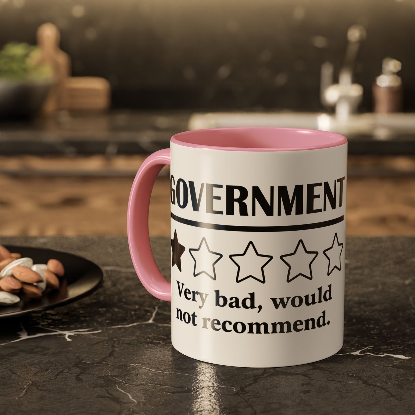 Mug - 1/5 Stars Would Not Recommend Coffee Mug - Funny Novelty Gift