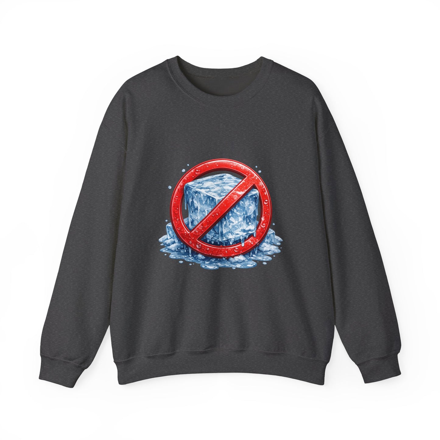 No ICE Crewneck Sweatshirt – Anti-Ice Graphic Pullover