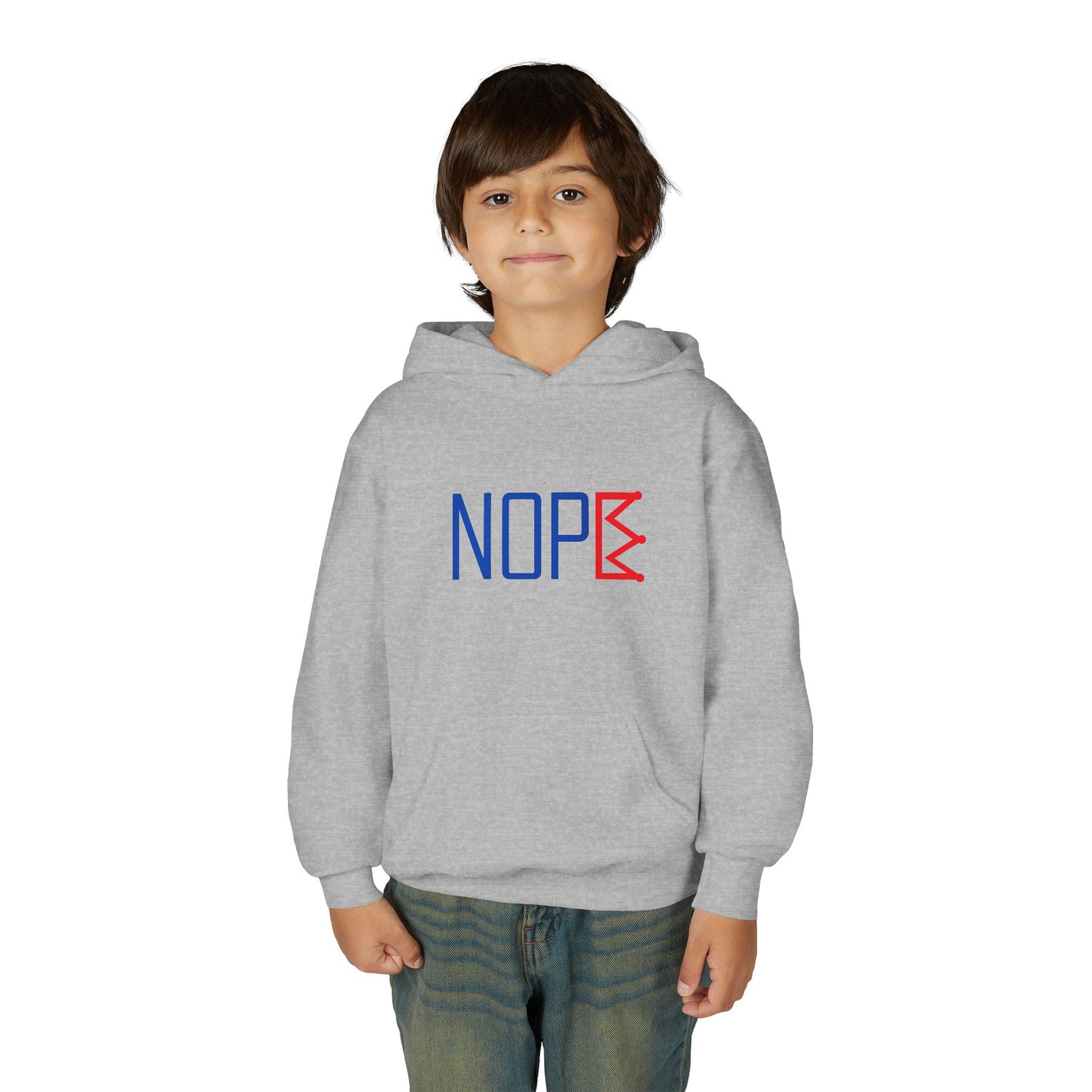 NOPE Crown Youth Hoodie – Born to Question