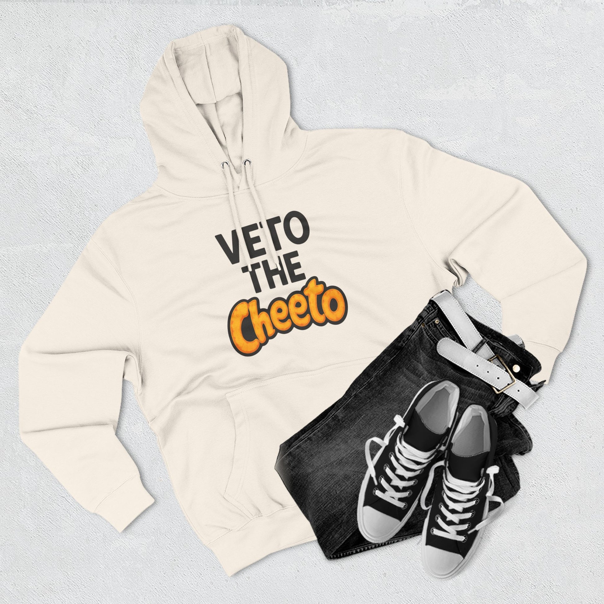 Veto The Cheeto Protest Hoodie - protest hoodie from No Kings Store