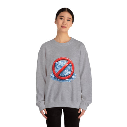 No ICE Crewneck Sweatshirt – Anti-Ice Graphic Pullover