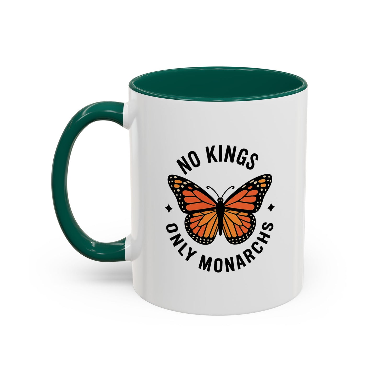 No Kings Only Monarchs Coffee Mug | Unique Gift for Nature Lovers, Personalized Mug for Home or Office, Eco-Friendly Drinkware, Perfect [...]
