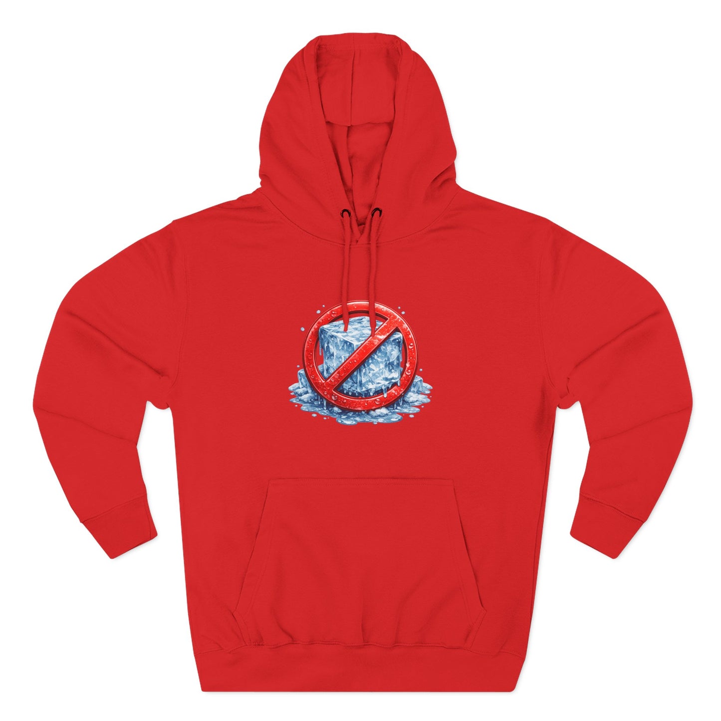 No ICE Hoodie — Anti-Ice Graphic Fleece Pullover
