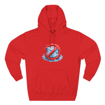 No ICE Hoodie — Anti-Ice Graphic Fleece Pullover