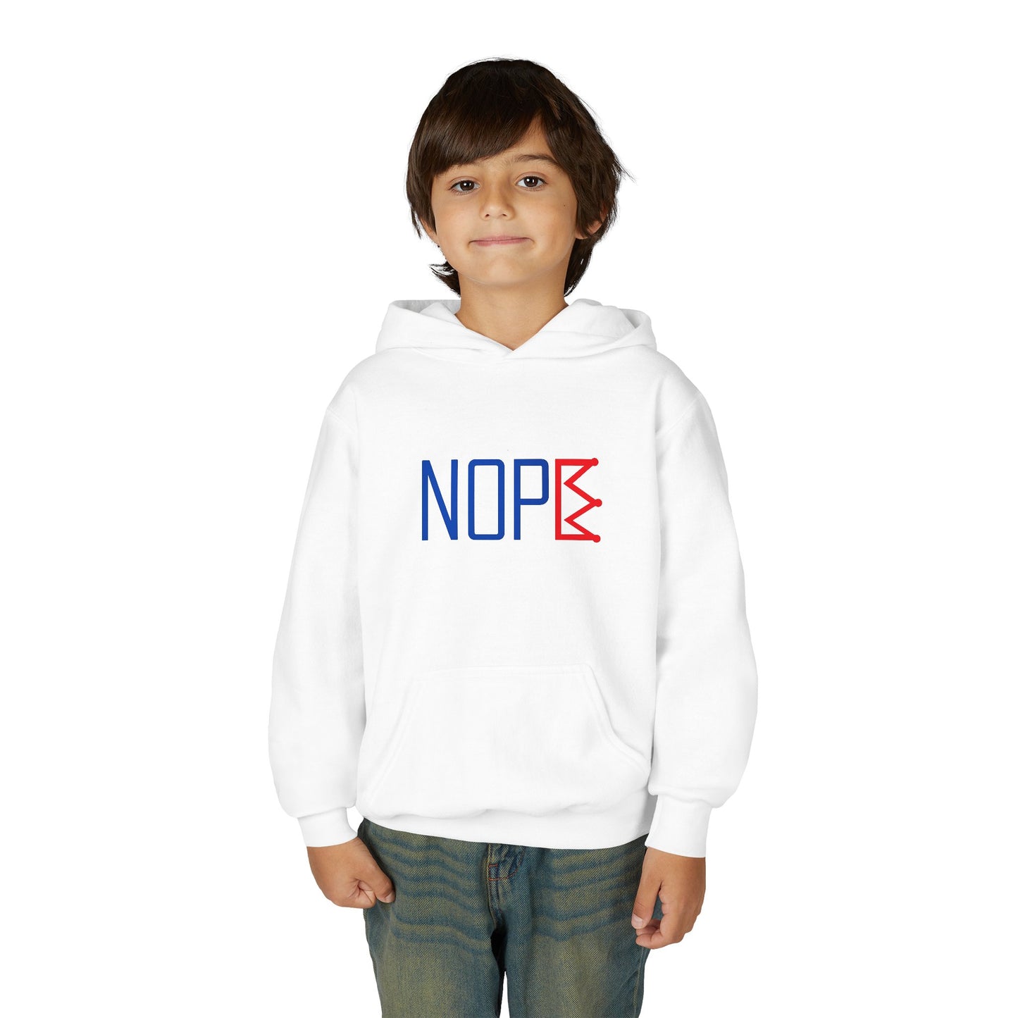 NOPE Crown Youth Hoodie – Born to Question