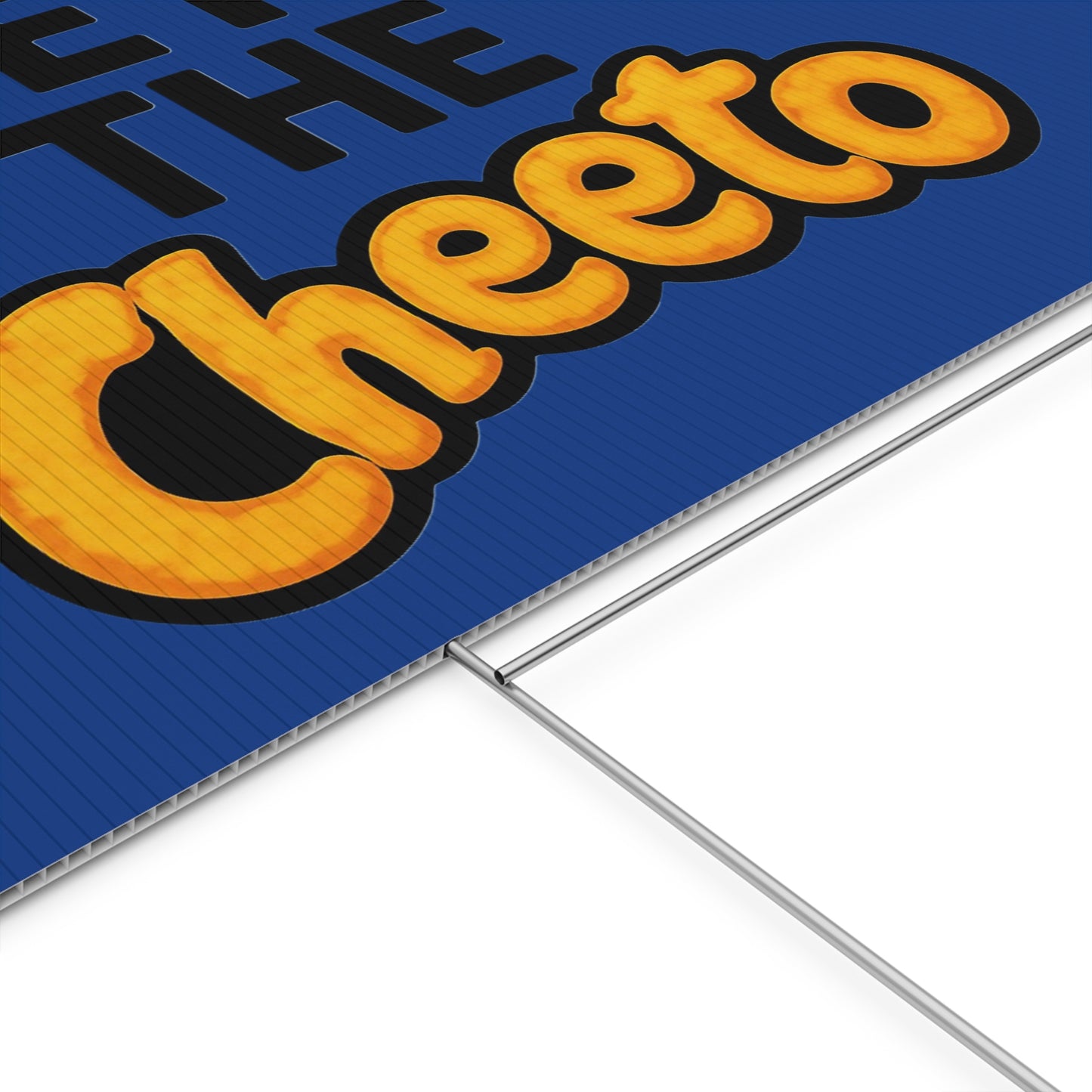 Dark Blue Veto the Cheeto Yard Sign