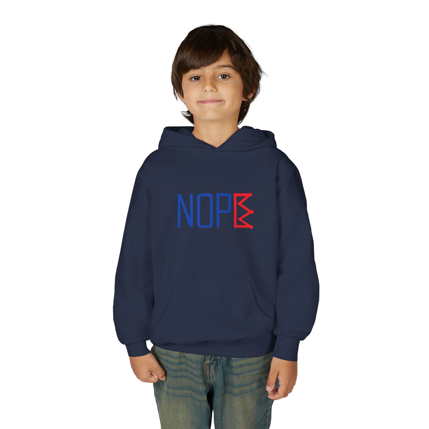 NOPE Crown Youth Hoodie – Born to Question