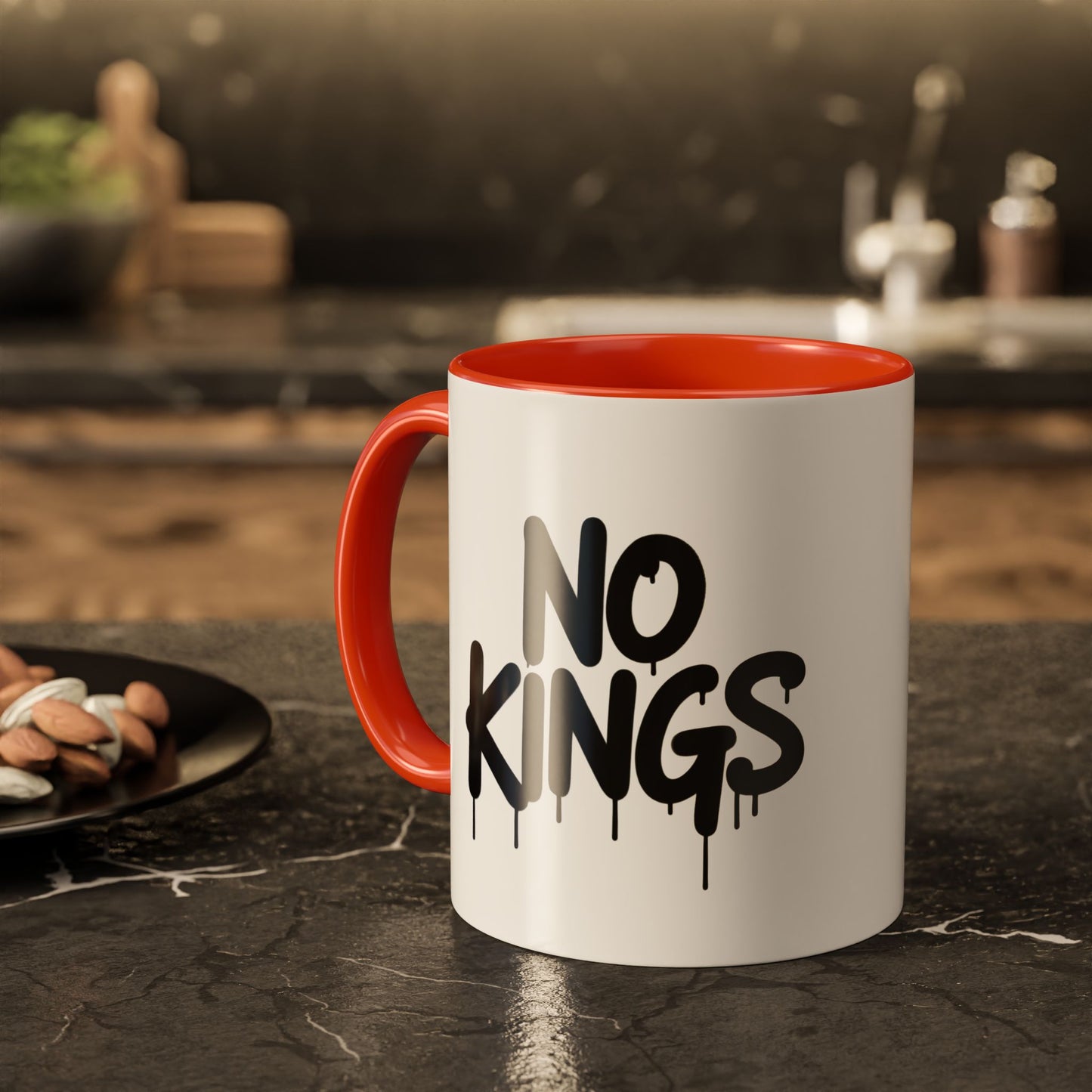 Coffee Mug - No Kings Spray Paint Design 11oz/15oz