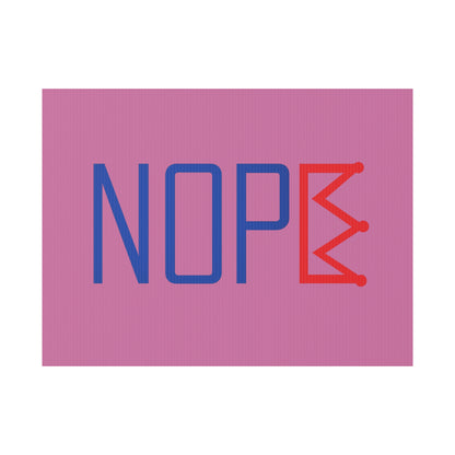 Light Pink NOPE Crown Yard Sign – Defy the Throne