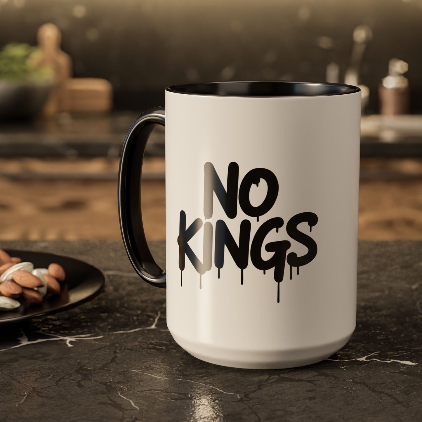 Coffee Mug - No Kings Spray Paint Design 11oz/15oz