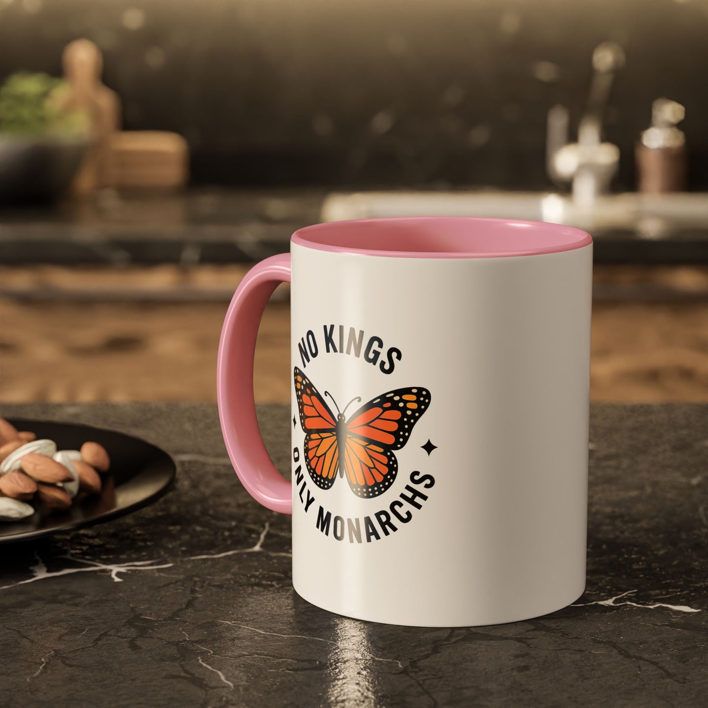 No Kings Only Monarchs Coffee Mug | Unique Gift for Nature Lovers, Personalized Mug for Home or Office, Eco-Friendly Drinkware, Perfect [...]