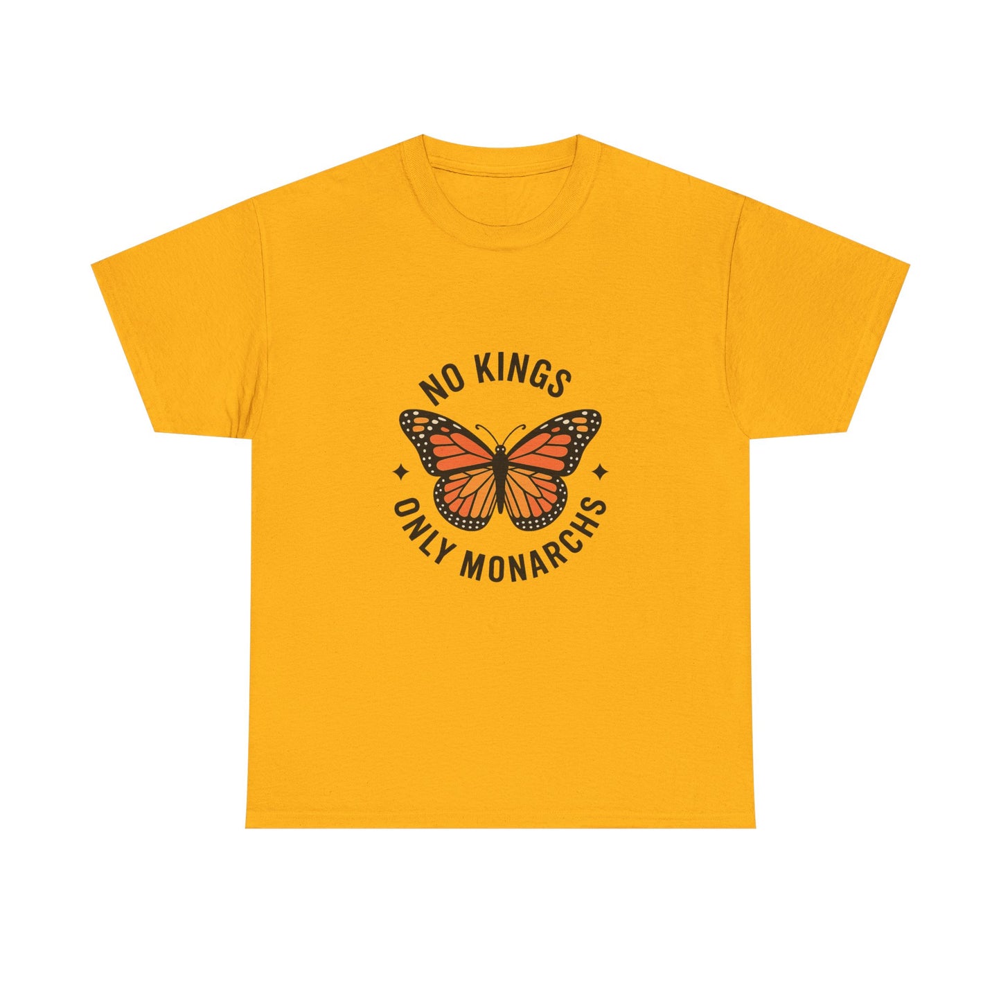No Kings Only Monarchs Shirt, Casual Wear, Gift for Nature Lovers, Fun Tee, Eco-Friendly Apparel