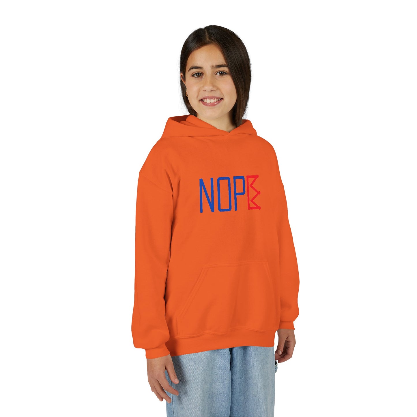 NOPE Crown Youth Hoodie – Born to Question