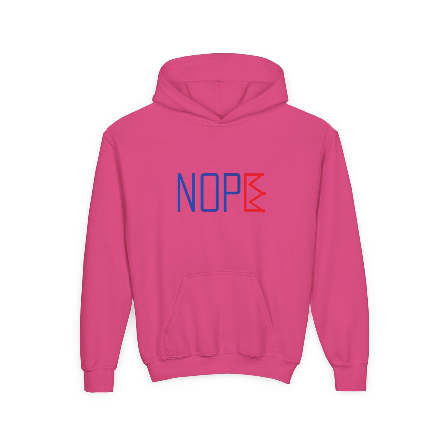 NOPE Crown Youth Hoodie – Born to Question