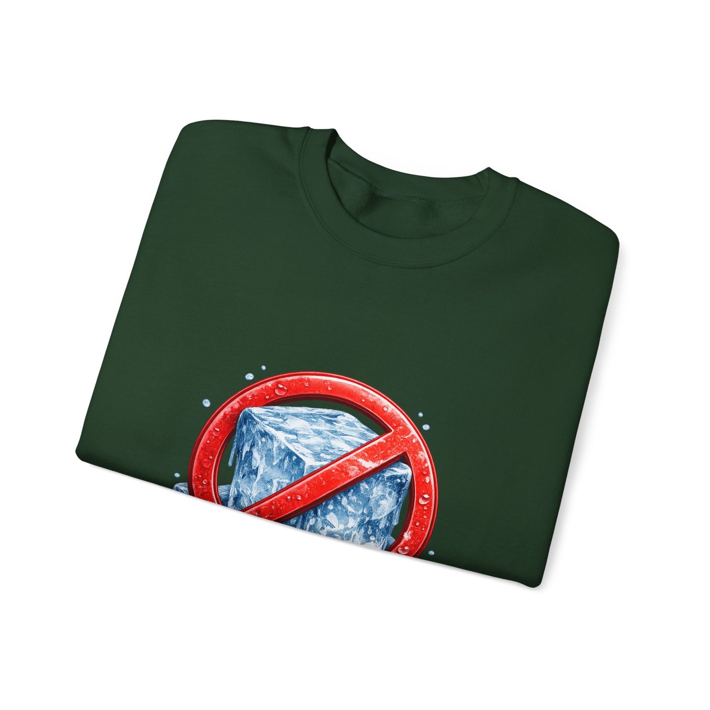 No ICE Crewneck Sweatshirt – Anti-Ice Graphic Pullover