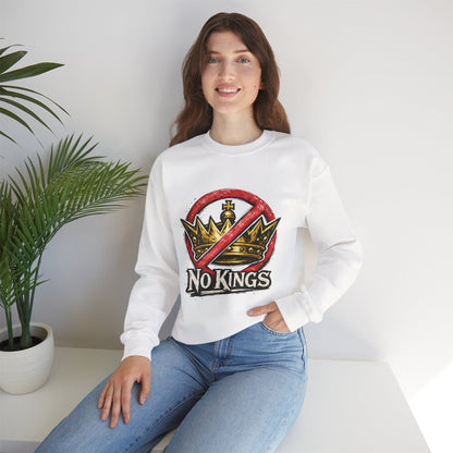 No Kings Sweater – Democracy Over Monarchy