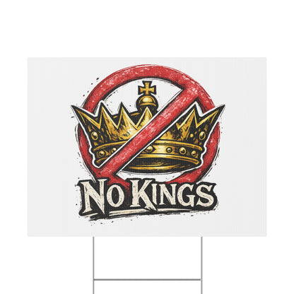 No Kings Yard Sign – Stand for Democracy