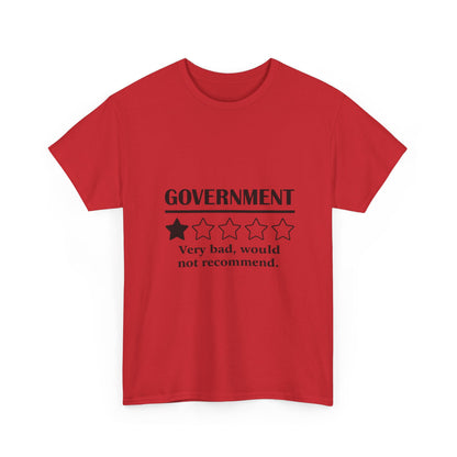 Government 1 of 5 Stars Would Not Recommend