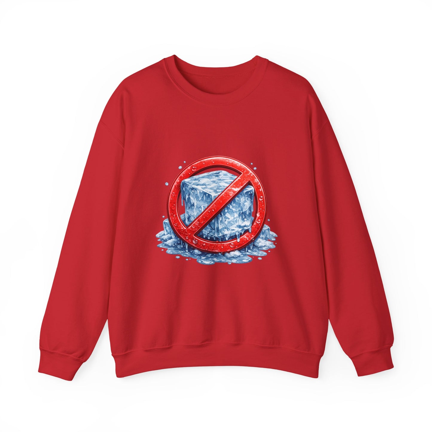 No ICE Crewneck Sweatshirt – Anti-Ice Graphic Pullover
