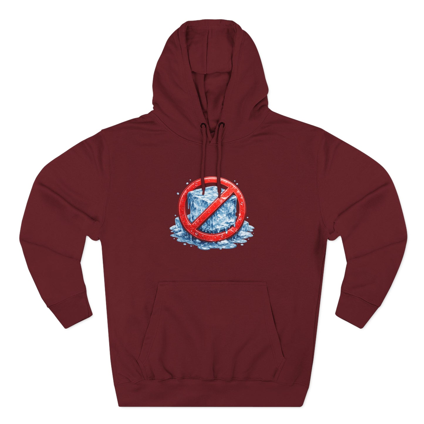 No ICE Hoodie — Anti-Ice Graphic Fleece Pullover
