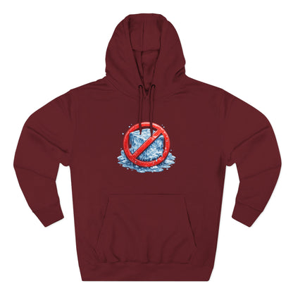 No ICE Hoodie — Anti-Ice Graphic Fleece Pullover