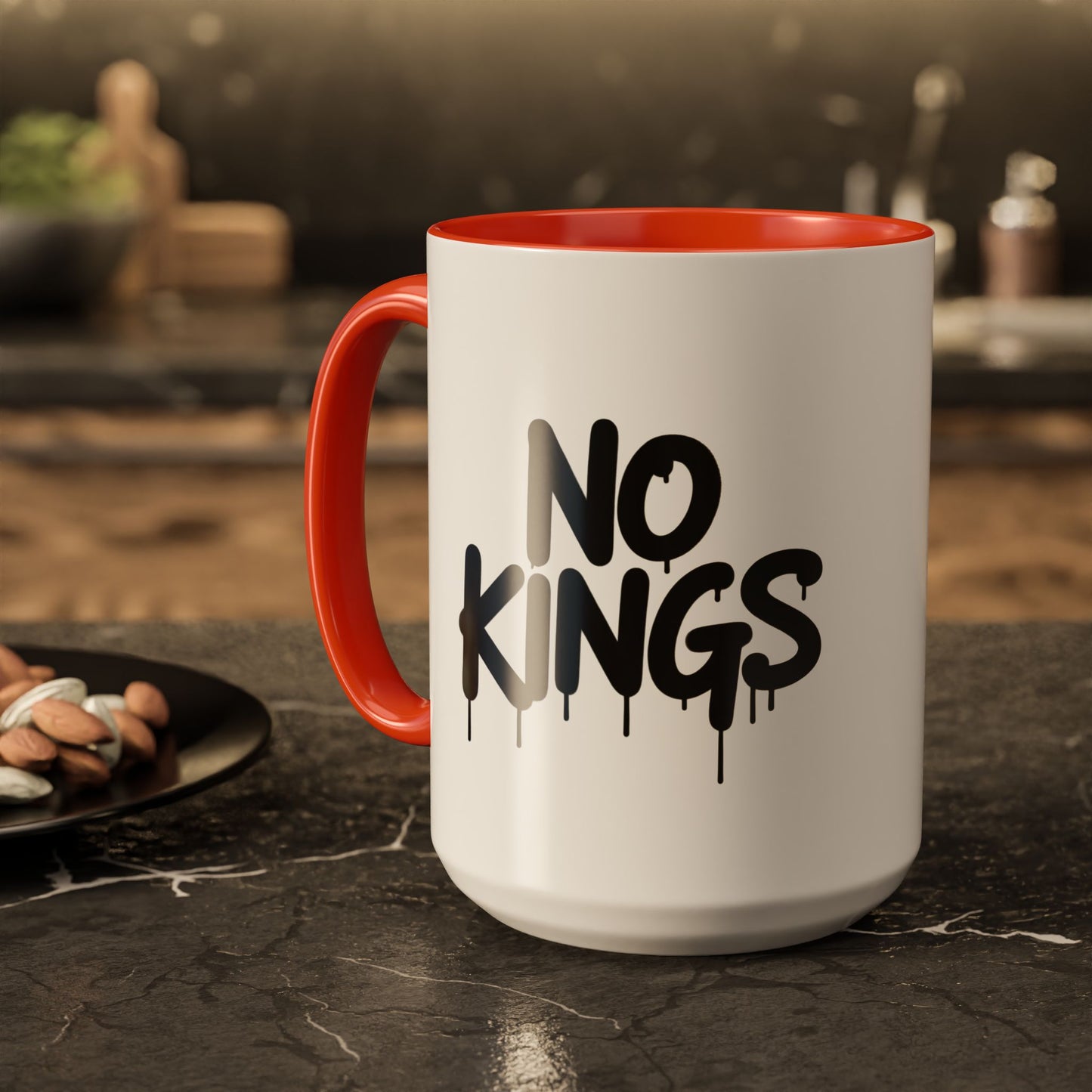 Coffee Mug - No Kings Spray Paint Design 11oz/15oz